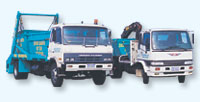 Skip Bin Hire Truck